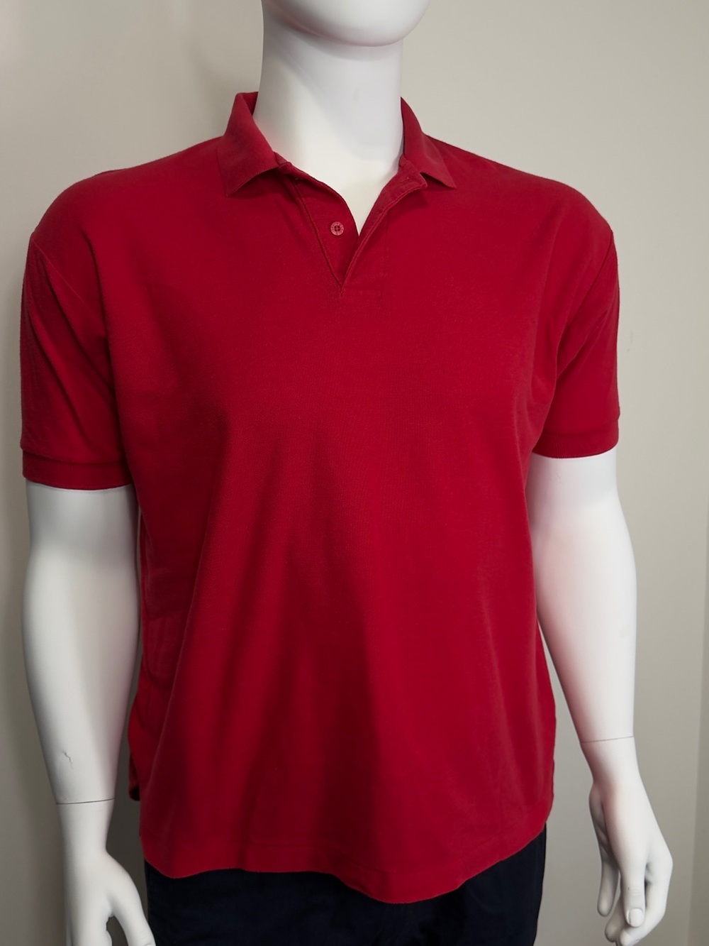 Vintage Levi’s Big E Polo Men’s XL Red Pique Logo